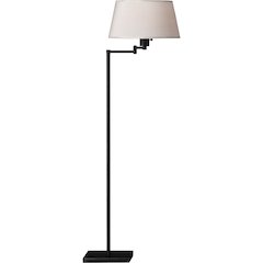 Real Simple Floor Lamp in Matte Black Powder Coat Color