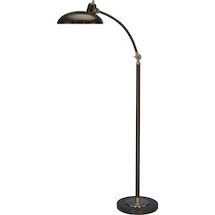 Bruno Floor Lamp in Lead Bronze Color