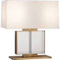 Sloan Table Lamp in Lead Crystal Color