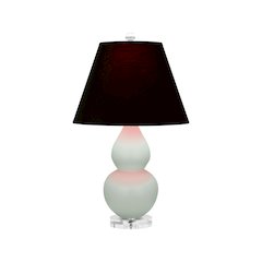 Matte Celadon Small Double Gourd Accent Lamp