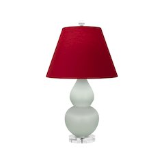 Matte Celadon Small Double Gourd Accent Lamp