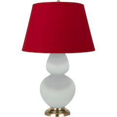 Matte Celadon Double Gourd Table Lamp in Matte Celadon Glazed Ceramic Color