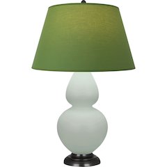 Matte Celadon Double Gourd Table Lamp in Matte Celadon Glazed Ceramic Color