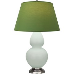 Matte Celadon Double Gourd Table Lamp in Matte Celadon Glazed Ceramic Color