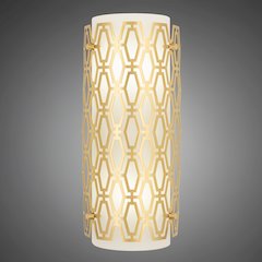 Marcel Wall Sconce in Modern Brass And Frosted Cased White Glass Color