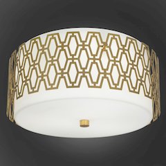 Marcel Flushmount in Modern Brass Color