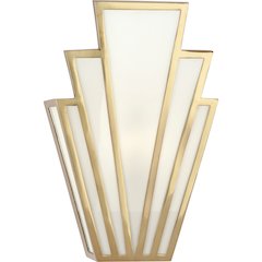 Empire Wall Sconce in Modern Brass Color
