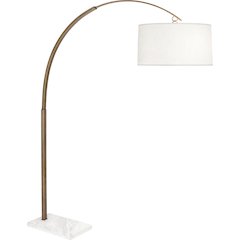 Archer Floor Lamp in Warm Brass Color