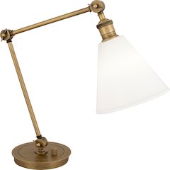 Alloy Table Lamp in Warm Brass Color