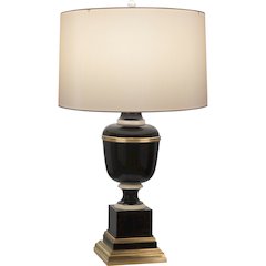 Annika Table Lamp in Black Lacquered Paint Color
