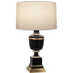 Annika Accent Lamp in Black Lacquered Paint Color