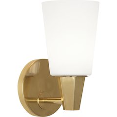 Wheatley Wall Sconce in Modern Brass Color