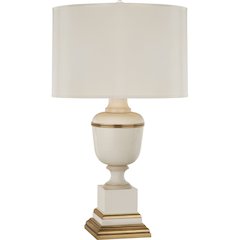 Annika Table Lamp in Ivory Lacquered Paint Color