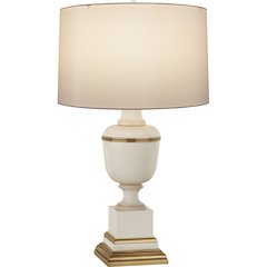 Annika Table Lamp in Ivory Lacquered Paint Color
