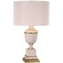 Annika Table Lamp in Blush Lacquered Paint Color
