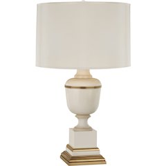 Annika Accent Lamp in Ivory Lacquered Paint Color
