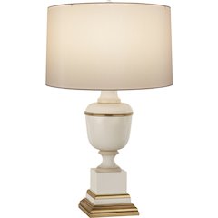 Annika Accent Lamp in Ivory Lacquered Paint Color