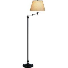 Wilton Floor Lamp in Antique Rust Color