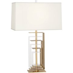 Braxton Table Lamp in Modern Brass Color
