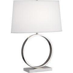 Logan Table Lamp in Polished Nickel Color