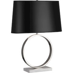 Logan Table Lamp in Polished Nickel Color