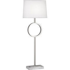 Logan Table Lamp in Polished Nickel Color