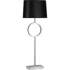 Logan Table Lamp in Polished Nickel Color