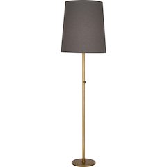 Rico Espinet Buster Floor Lamp in Aged Brass Color