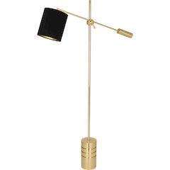 Campbell Floor Lamp in Modern Brass Color