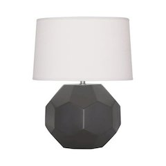 Matte Ash Franklin Accent Lamp in Matte Ash Glazed Ceramic Color