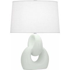 Matte Celadon Fusion Table Lamp in Matte Celadon Glazed Ceramic Color