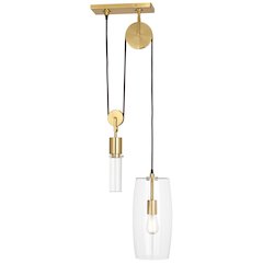 Gravity Pendant in Modern Brass Color