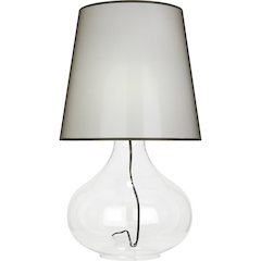 June Table Lamp in Clear Glass Body Color
