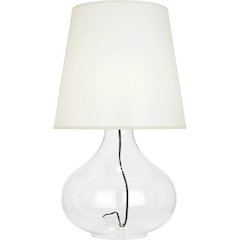June Table Lamp in Clear Glass Body Color