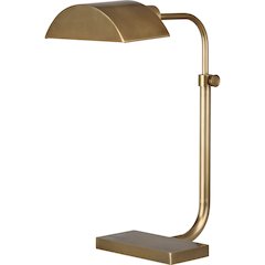 Koleman Table Lamp in Aged Brass Color