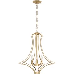 Grace Chandelier in Modern Brass Color