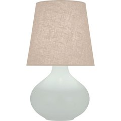 Matte Celadon June Table Lamp in Matte Celadon Glazed Ceramic Color