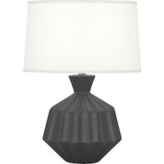 Matte Ash Orion Accent Lamp in Matte Ash Glazed Ceramic Color
