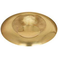 Michael Berman Brut Flushmount in Modern Brass Color