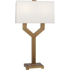 Valerie Table Lamp in Vintage Brass Color