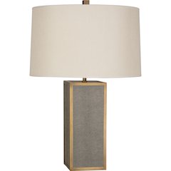 Anna Table Lamp in Faux Brown Snakeskin Wrapped Base Color