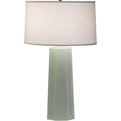 Celadon Mason Table Lamp in Celadon Glazed Ceramic Color