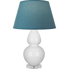 Lily Double Gourd Table Lamp in Lily Glazed Ceramic Color