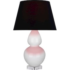 Lily Double Gourd Table Lamp in Lily Glazed Ceramic Color