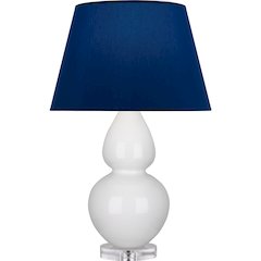 Lily Double Gourd Table Lamp in Lily Glazed Ceramic Color
