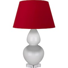 Lily Double Gourd Table Lamp in Lily Glazed Ceramic Color