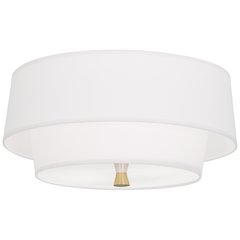 Decker Flushmount in Modern Brass Color