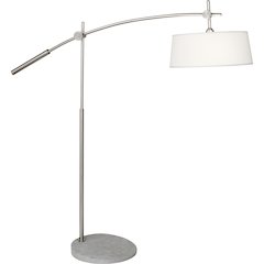 Rico Espinet Miles Floor Lamp in Brushed Nickel Color