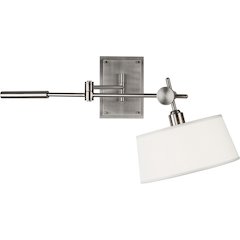 Rico Espinet Miles Wall Swinger in Brushed Nickel Color