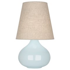 Baby Blue June Accent Lamp in Baby Blue Glazed Ceramic Color